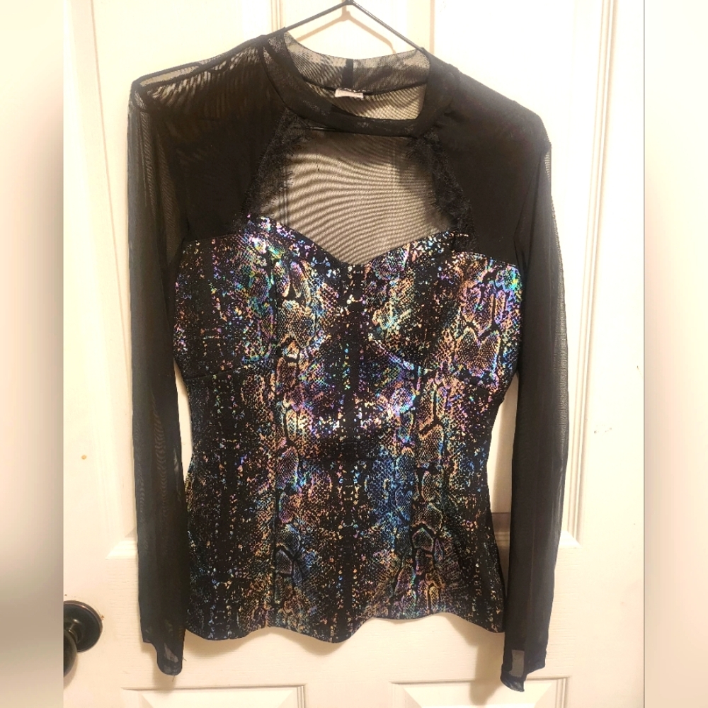 Dressy Snakeskin Top